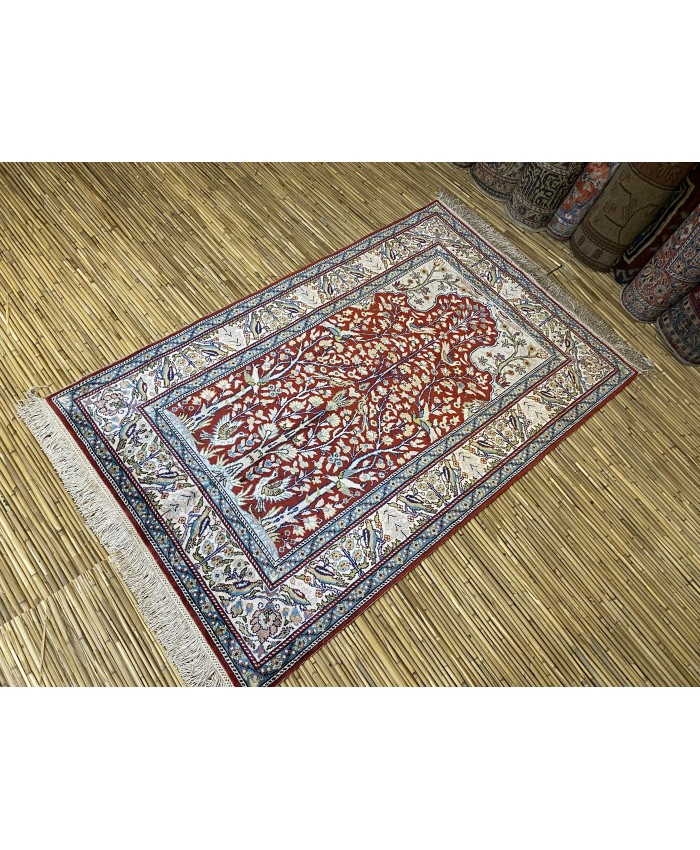 Handmade Turkish Kayseri Original Silk Carpet – FREE SHIPPING..!